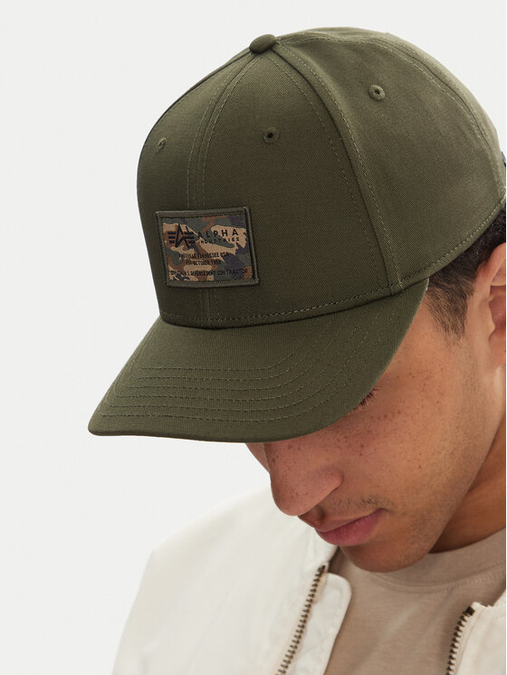 Alpha Industries Alpha Industries Шапка с козирка Crew Camo 156903 Зелен
