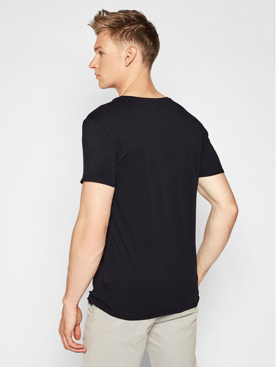 Guess Guess Majica U97M00 JR003 Črna Slim Fit