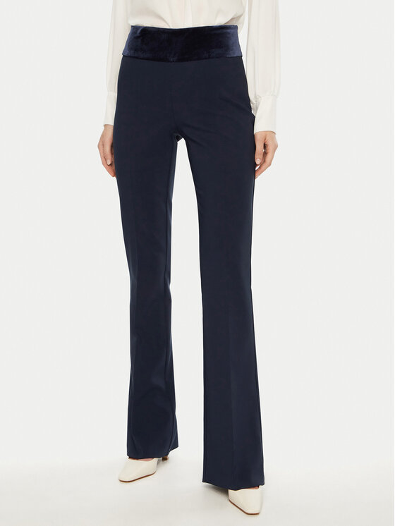 Rinascimento Rinascimento Pantaloni di tessuto CFC0121874003 Blu scuro Regular Fit