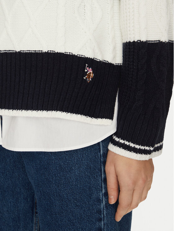 U.S. Polo Assn. U.S. Polo Assn. Πουλόβερ WUP1175 Σκούρο μπλε Relaxed Fit