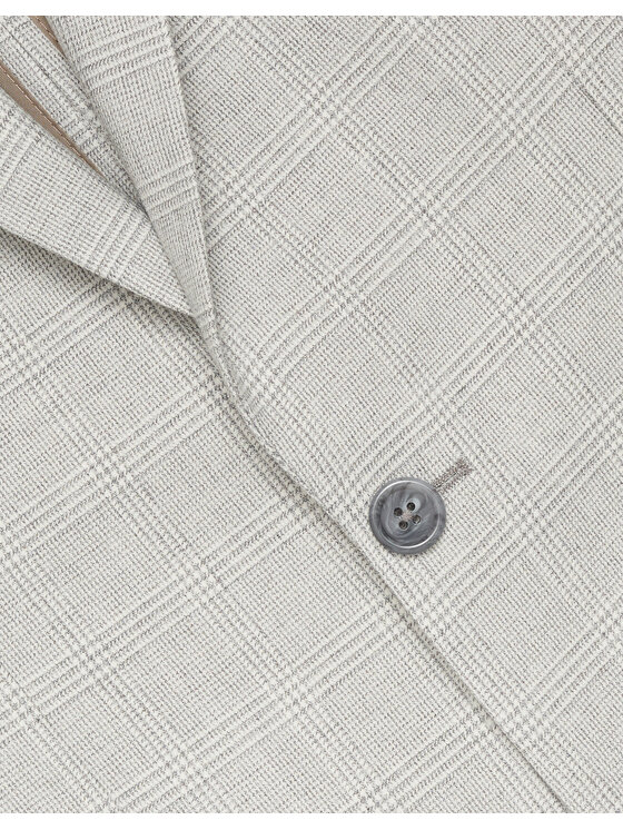 Borgio Borgio Marynarka olivadi Beżowy Slim Fit