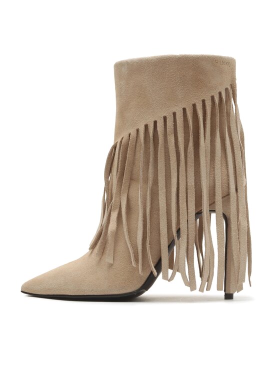 PINKO PINKO Ковбойські чоботи Olympe Tronchetto PE 23 BLKS1 100573 A0N8 Бежевий