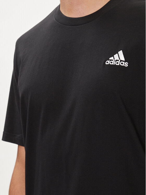 adidas adidas Majica Essentials Single Jersey Embroidered Small Logo T-Shirt IC9282 Črna Regular Fit
