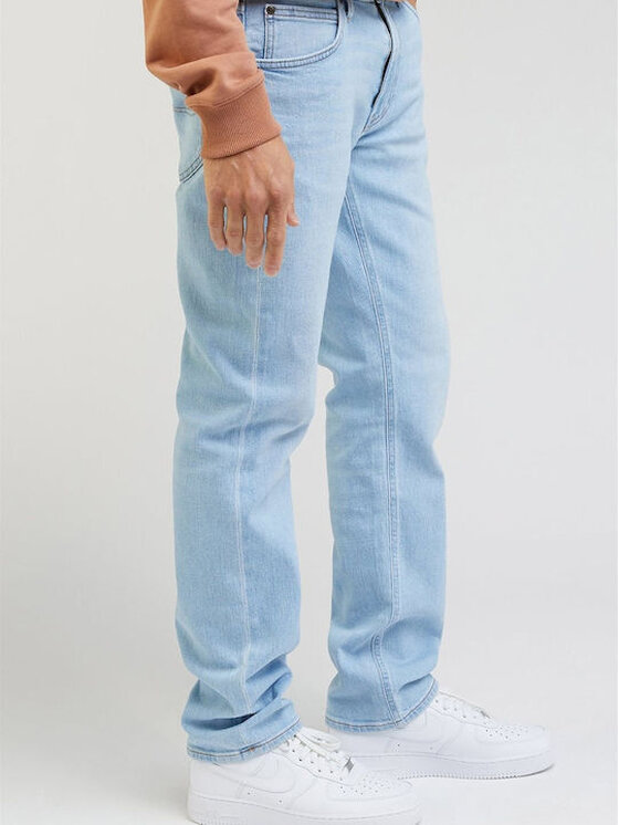 Lee Lee Jeansy DAREN ZIP FLY Niebieski Straight Fit
