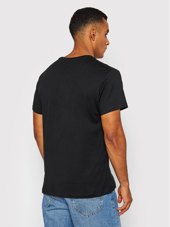 Pepe Jeans Pepe Jeans Tricou Eggo PM508208 Negru Regular Fit