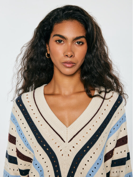 BIG STAR BIG STAR Sweter VIKALIA Kolorowy Comfort Fit