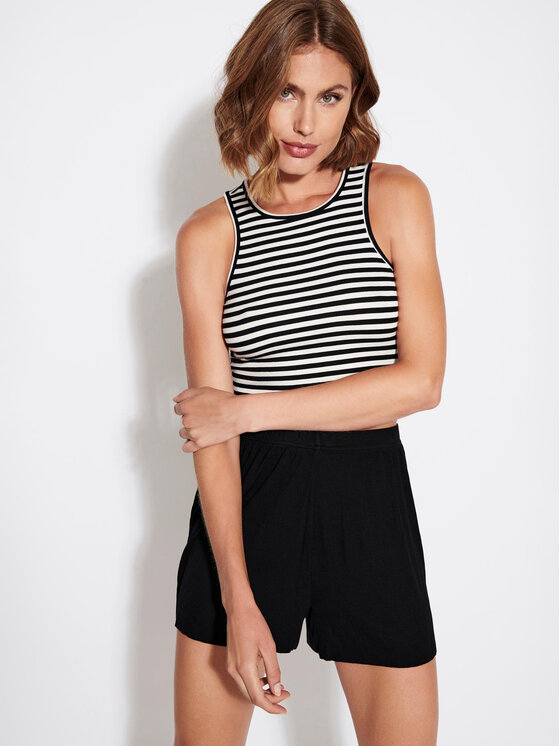 ONLY ONLY Τοπ 15289846 Μαύρο Cropped Fit