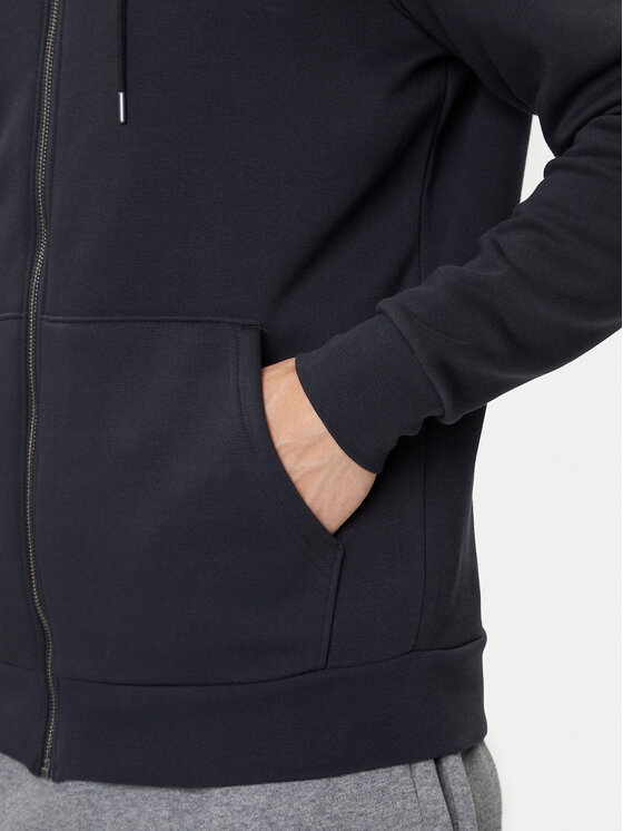Under Armour Under Armour Majica dugih rukava UA Essential Fleece FZ Hood 1373881 Crna Regular Fit