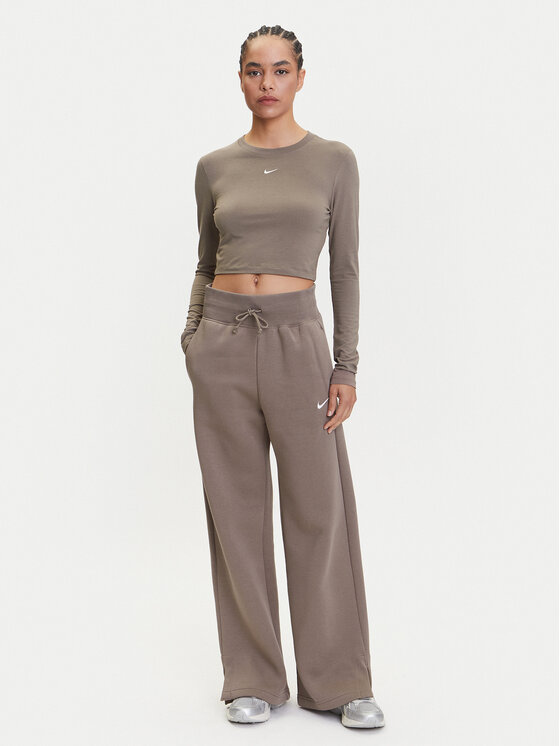 Nike Nike Pantaloni da tuta Phoenix DQ5615 Marrone Regular Fit