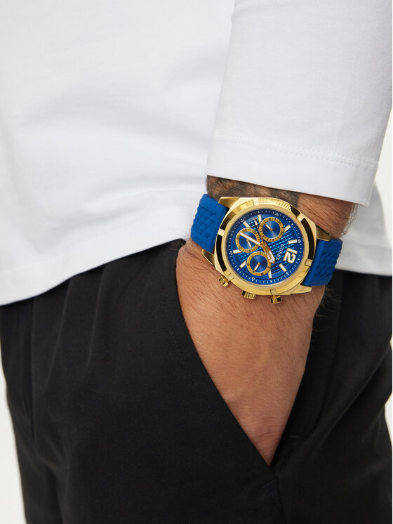 Guess Guess Часовник Resistance GW0729G1 Син