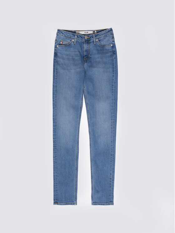 BIG STAR BIG STAR Jeansy KATRINA HIGH WAIST Niebieski Slim Fit