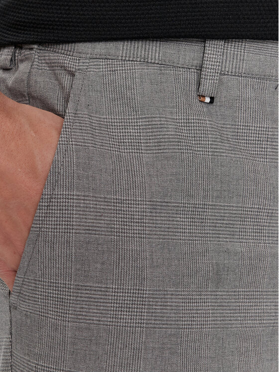 BOSS Boss Auduma bikses Perin 50509579 Pelēks Slim Fit