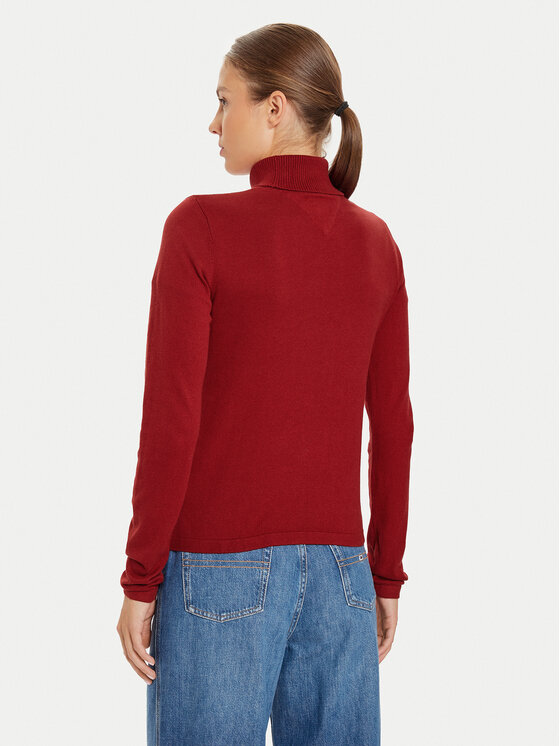 Tommy Jeans Tommy Jeans Dolcevita Essential DW0DW19686 Rosso Regular Fit