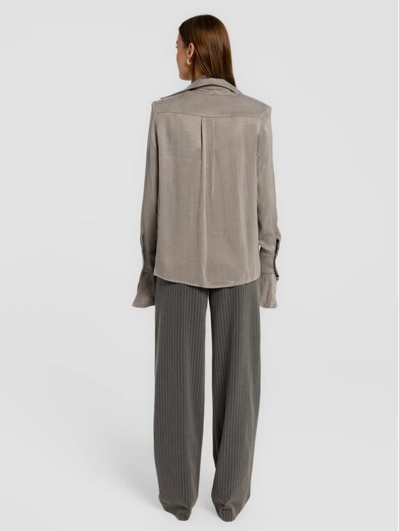 MANDRAGORA MANDRAGORA Camicia Celia Grigio Slim Fit