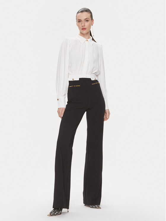 Elisabetta Franchi Elisabetta Franchi Koszula CA-T25-41E2-V350 Biały Regular Fit