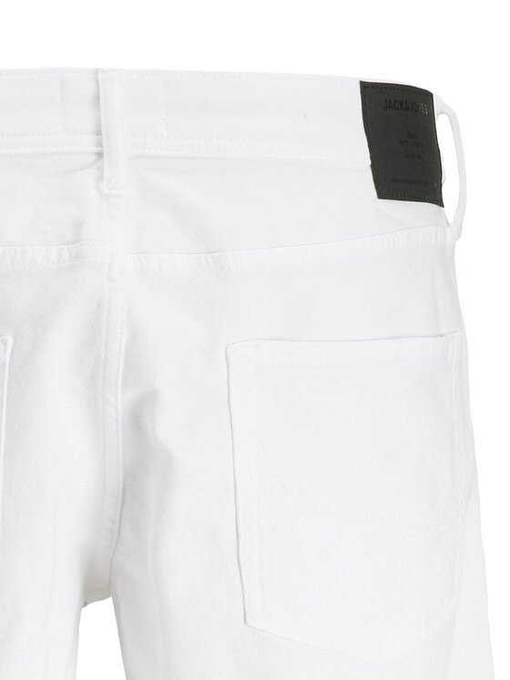 Jack&Jones Jack&Jones Kratke traperice Rick 12274985 Bijela Regular Fit