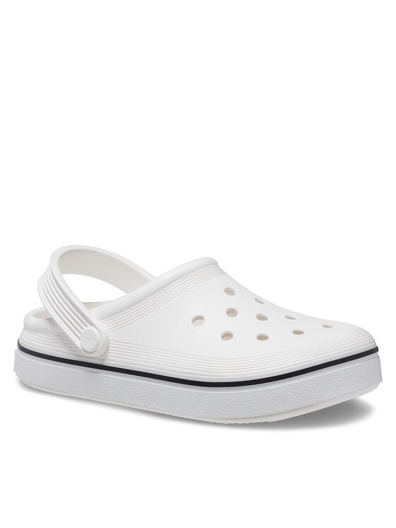 Crocs Crocs Şlapi Crocs Crocband Clean Clog Kids 208477 Alb
