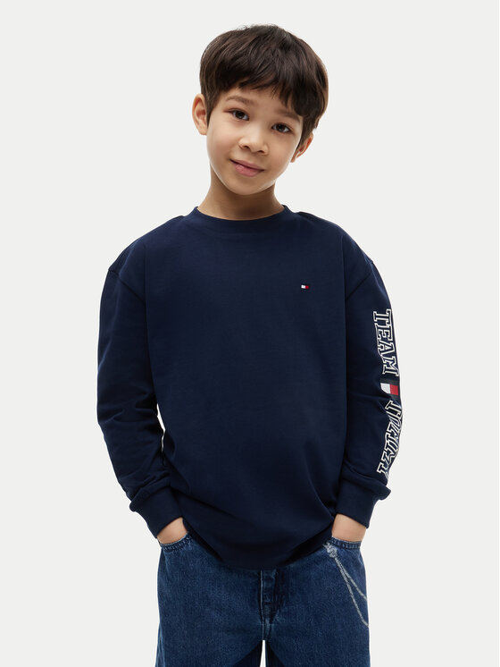 Tommy Hilfiger Tommy Hilfiger Μπλουζάκι Graphic KB0KB10512 Σκούρο μπλε Regular Fit