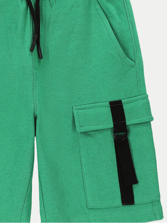 Coccodrillo Coccodrillo Szorty sportowe WC4120504DWJ Zielony Regular Fit