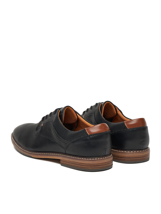 Lanetti Lanetti Halbschuhe CEO-1896 124AM Schwarz