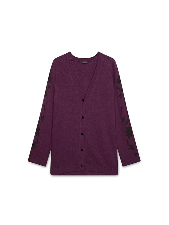 Fiorella Rubino Fiorella Rubino Cardigan M798L008197N029 Viola Regular Fit