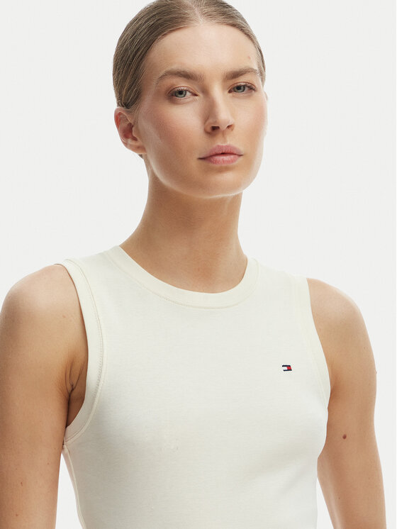 Tommy Hilfiger Tommy Hilfiger Topiņš WW0WW47806 Bēšs Slim Fit