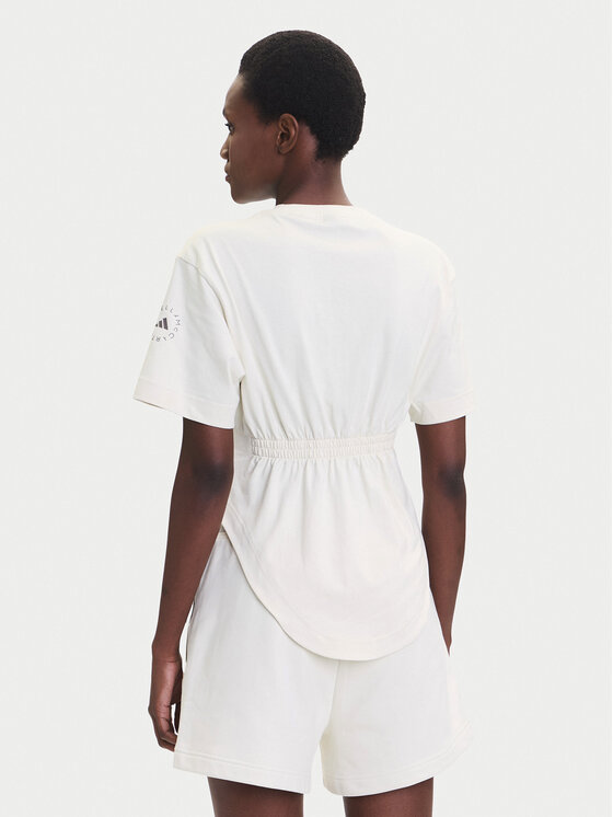 adidas by Stella McCartney adidas by Stella McCartney T-shirt JX6775 Bež Regular Fit