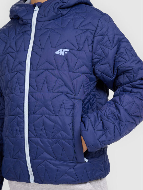 4F 4F Kurtka puchowa 4FJWAW26TDJAF0919 Granatowy Active Fit
