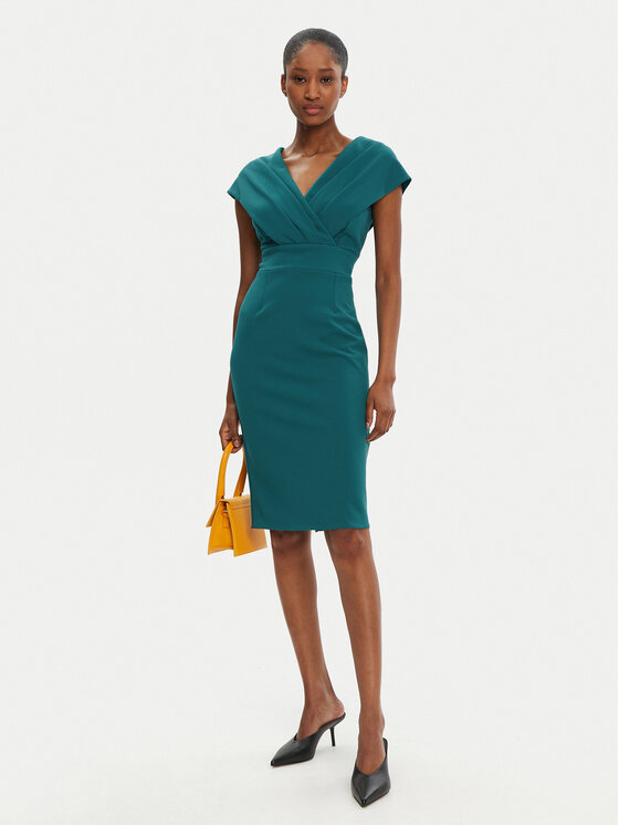 Rinascimento Rinascimento Коктейльна сукня CFC0122760003 Зелений Regular Fit