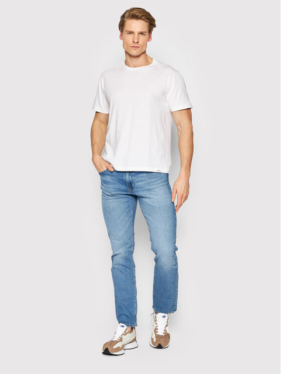 Pepe Jeans Pepe Jeans Σετ 2 T-Shirts Rocco PM503657 Λευκό Regular Fit