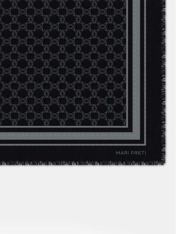 MARI PRETI MARI PRETI Foulard MONOGRAM M Bordeaux