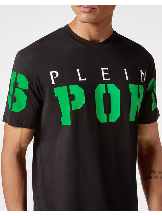 Plein Sport Plein Sport T-Shirt 1085 Czarny Regular Fit