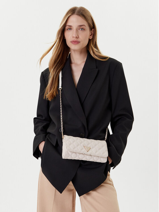 Guess Guess Rankinė Giully II Mini HWQG96 73750 Écru