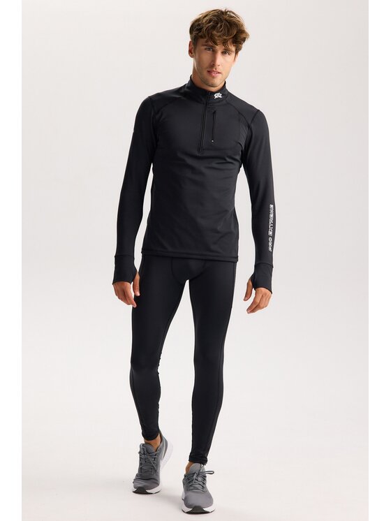 ROUGH RADICAL ROUGH RADICAL Komplet sportowy PRO EXTREME RUN MEN Czarny Slim Fit