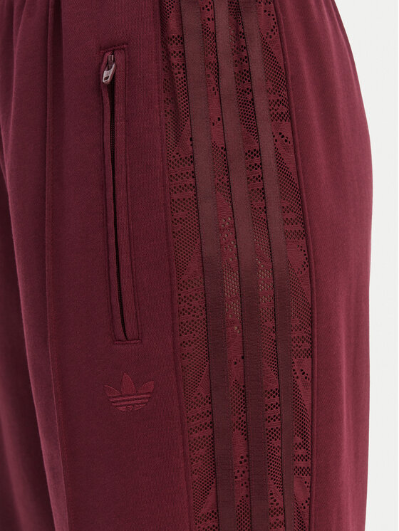 adidas adidas Jogginghose Firebird Lace KC6445 Dunkelrot Loose Fit