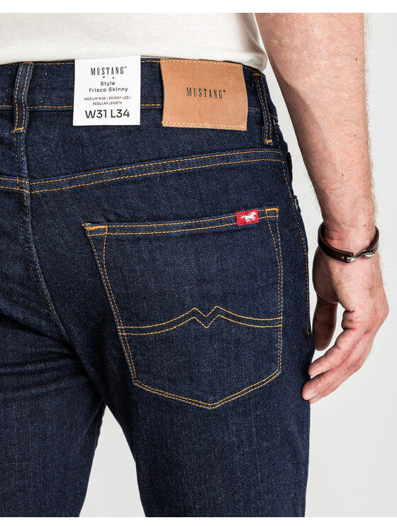 Mustang Mustang Jeansy Frisco skinny Niebieski Skinny Fit