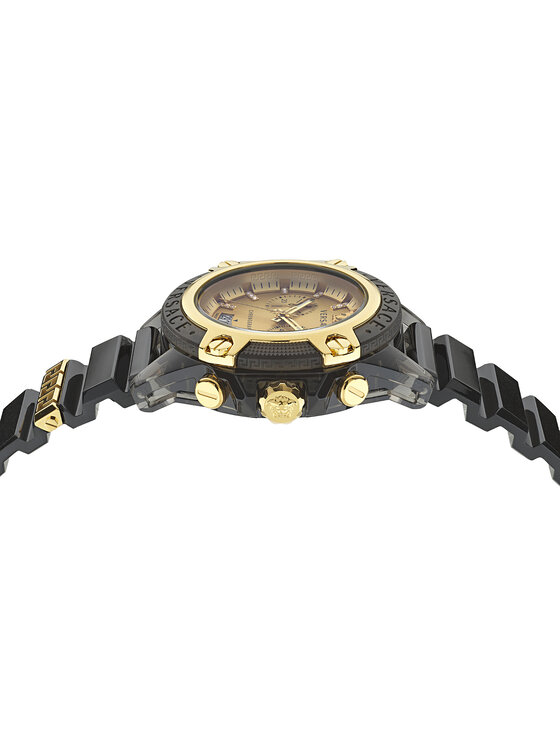 Versace Versace Zegarek VEZ701623 Czarny