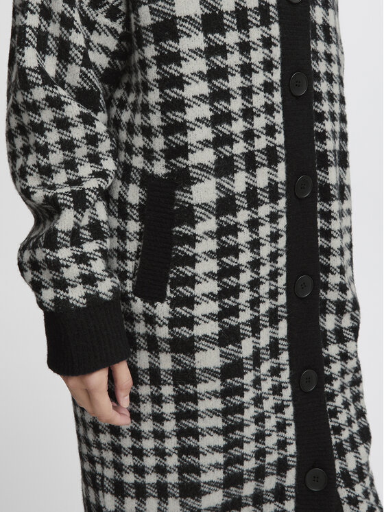 ICHI ICHI Cardigan 20119845 Nero Regular Fit