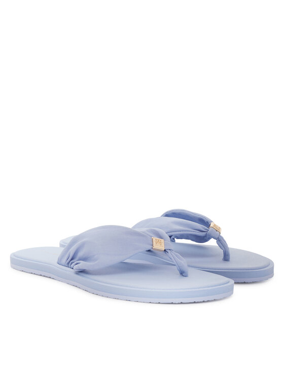 Tommy Hilfiger Tommy Hilfiger Žabky Th Scandi Soft Summer Sandal FW0FW09421 Světle modrá