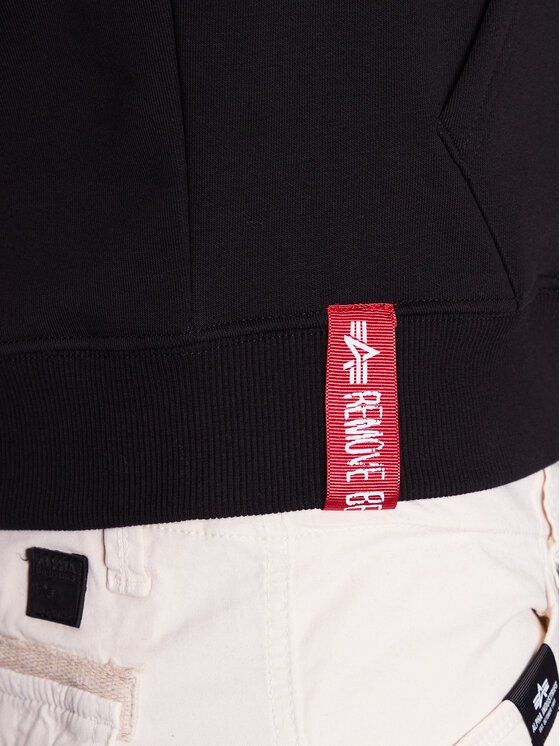 Alpha Industries Alpha Industries Bluza Basic 178312RB Czarny Regular Fit
