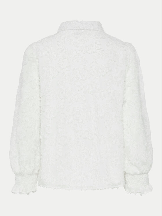 Pieces Pieces Koszula Pina 17154276 Biały Regular Fit