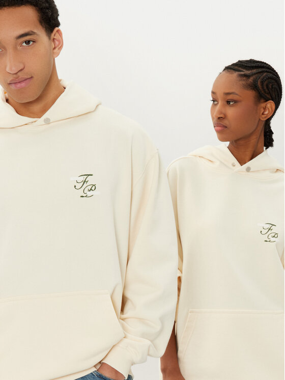 Filling Pieces Filling Pieces Felpa Unisex Topiary 8069984 Écru Regular Fit