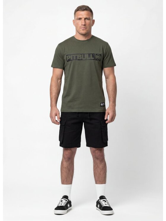 PITBULL PITBULL T-Shirt HILLTOP Zielony ciemny Regular Fit