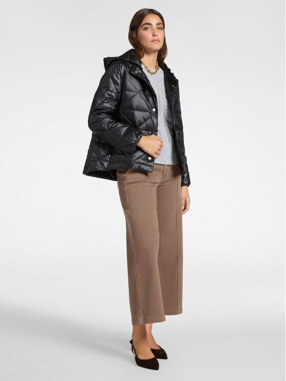 Elena Mirò Elena Mirò Giubbotto piumino F893P000146N033 Nero A-Line Fit