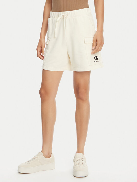 Champion Αθλητικό σορτς 118024 Εκρού Standard Fit