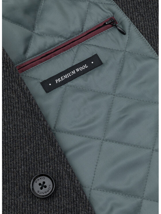 Pako Lorente Pako Lorente Płaszcz P23WF-7X-007 Szary Classic Fit