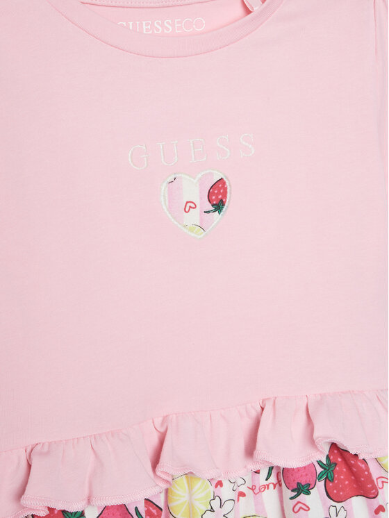 Guess Guess Kleid für den Alltag K6GK01 K6YW4 Rosa Regular Fit