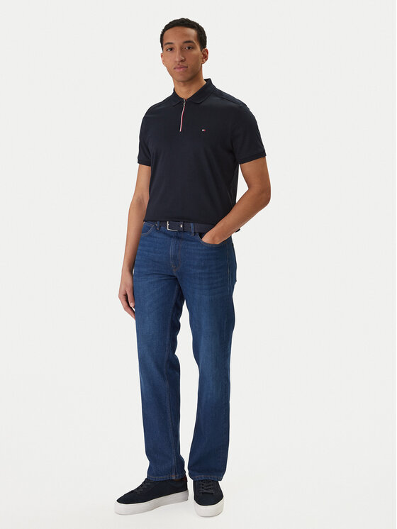 Tommy Hilfiger Tommy Hilfiger Polo särk MW0MW41613 Tumesinine Regular Fit