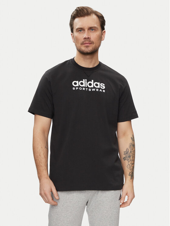 adidas adidas Majica All SZN Graphic T-Shirt IC9815 Črna Loose Fit