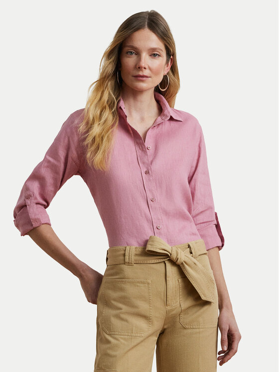 LAUREN RALPH LAUREN LAUREN RALPH LAUREN Košile 200782777067 Růžová Relaxed Fit
